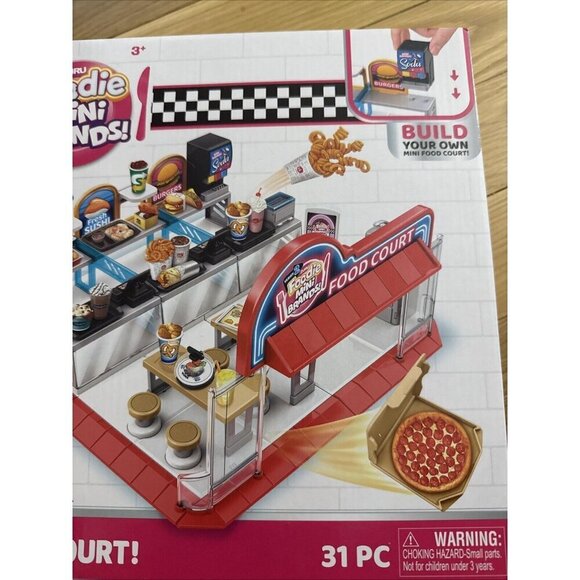 Foodie Mini Brands Series 2 Food Court Playset with 1 Exclusive by ZURU New - Picture 3 of 6